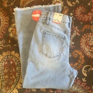 YMI wide leg crop jeans